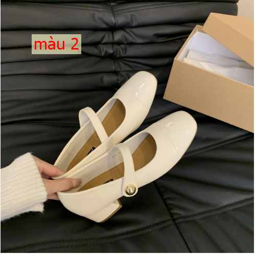 HA6114 - GIÀY MARY JANE GÓT THẤP