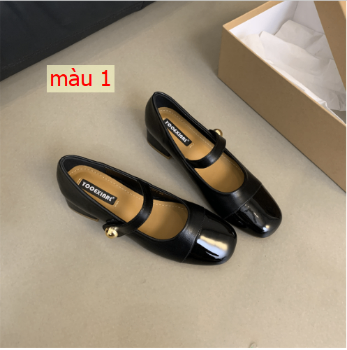HA6114 - GIÀY MARY JANE GÓT THẤP