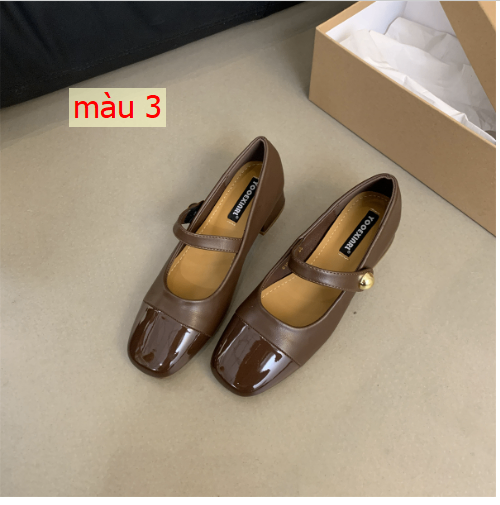 HA6114 - GIÀY MARY JANE GÓT THẤP