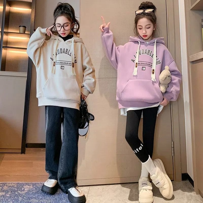 HA9114 - ÁO NỈ HOODIE SIZE ĐẠI LÓT LÔNG