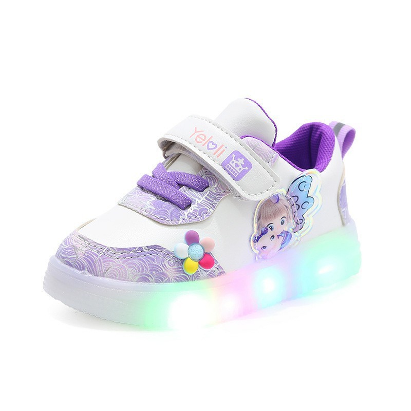 HH11116 - GIÀY THỂ THAO BÉ GÁI CÓ ĐÈN LED