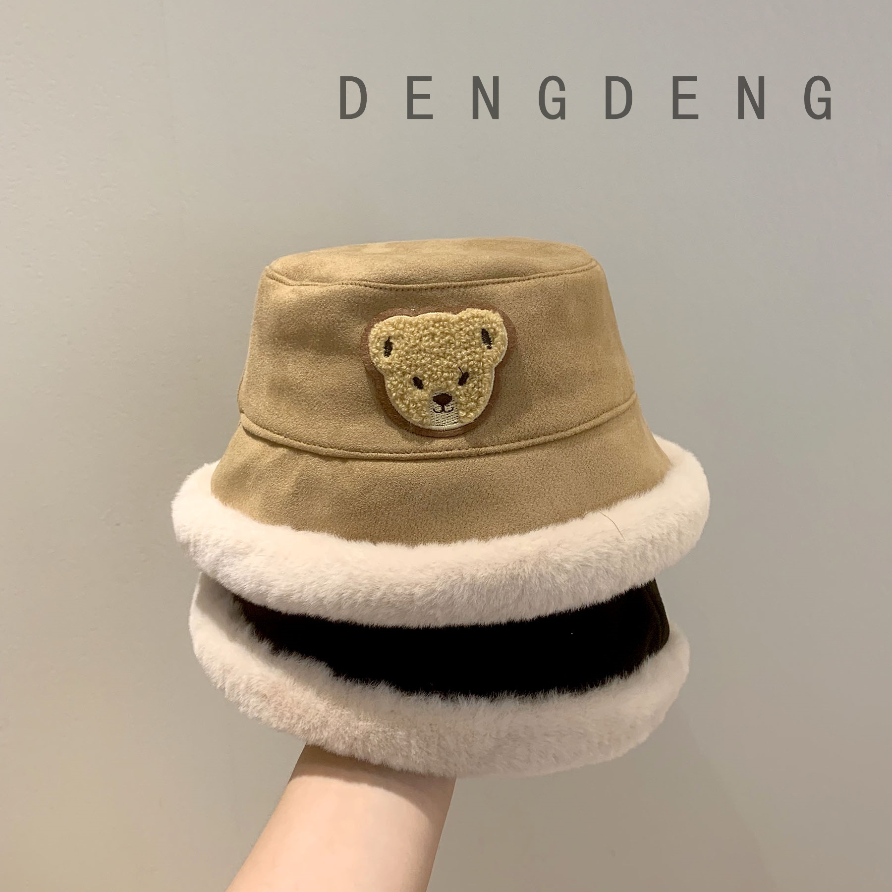 HA11112 - MŨ GẤU FULL LÔNG CHO BÉ