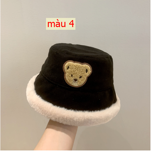 HA11112 - MŨ GẤU FULL LÔNG CHO BÉ