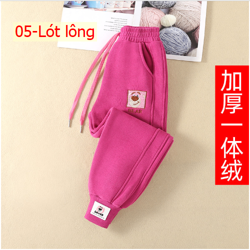 HH13112 - QUẦN NỈ GẤU DÂU CHO BÉ