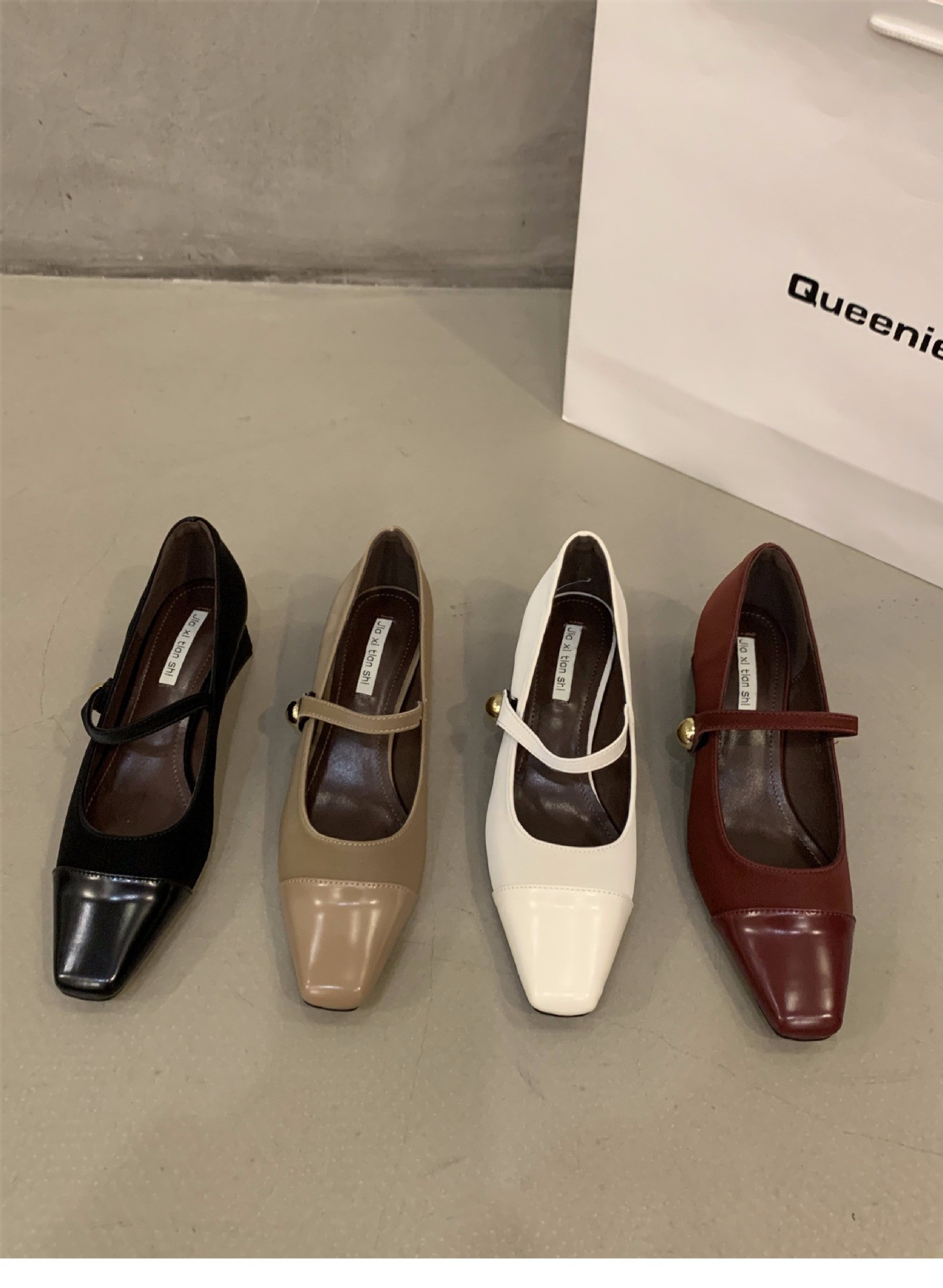 HH15112 - ❇️❇️ GIÀY MŨI VUÔNG NỮ.