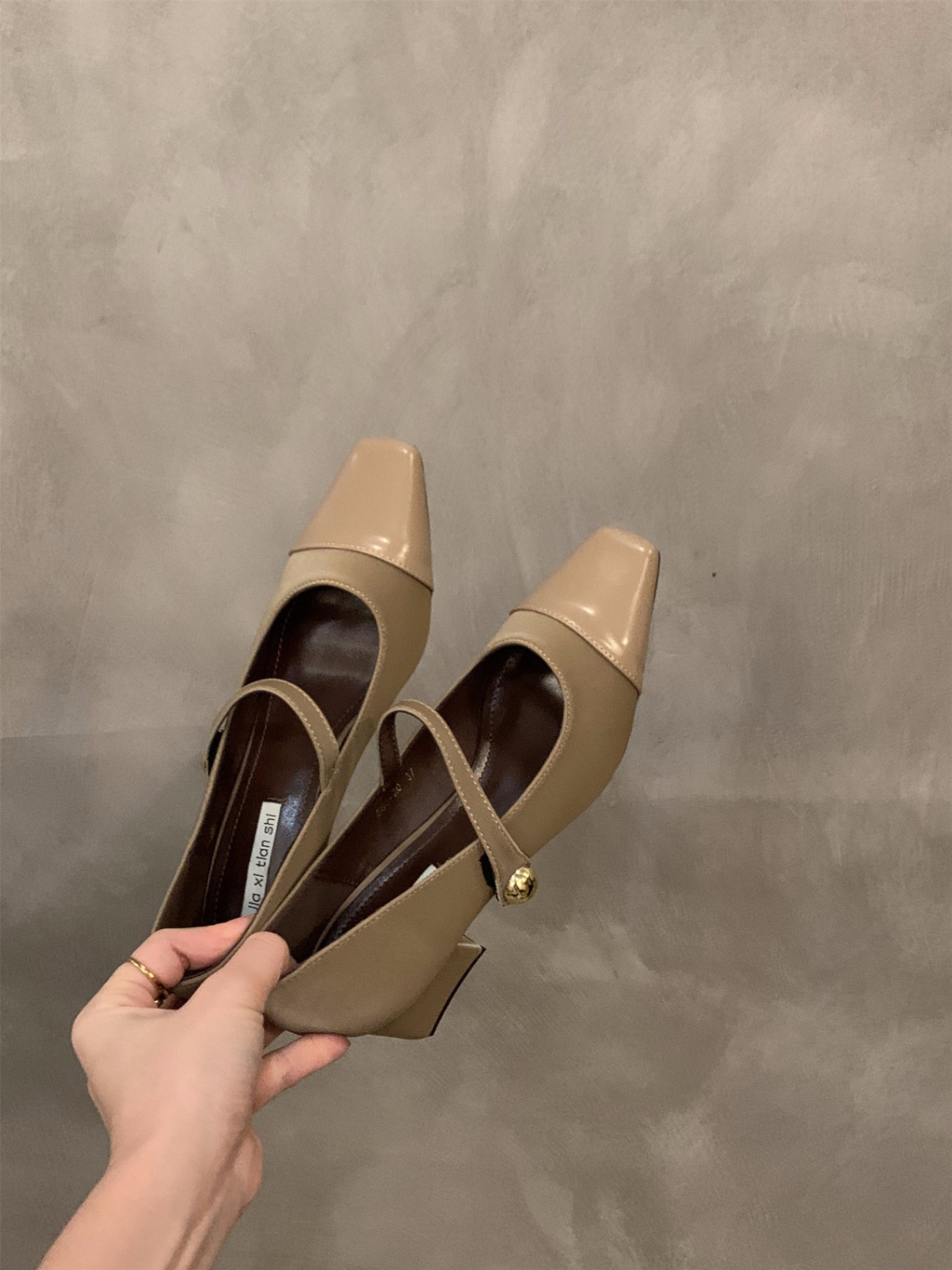 HH15112 - ❇️❇️ GIÀY MŨI VUÔNG NỮ.