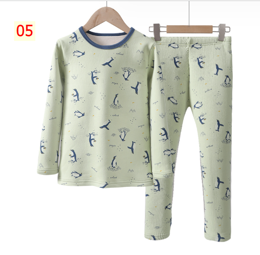 HA15115 - BỘ NỈ LÓT NHUNG ẤM MAMDADKIDS.