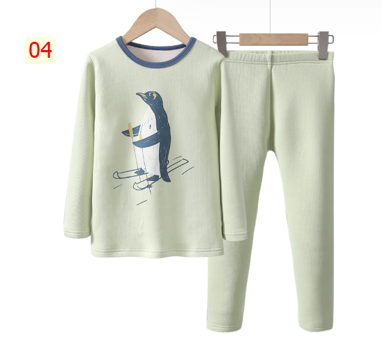 HA15115 - BỘ NỈ LÓT NHUNG ẤM MAMDADKIDS.