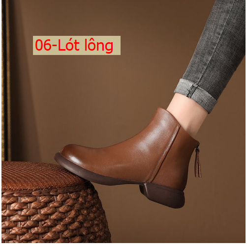 HH18114 - BOOT NỮ ĐẾ THẤP
