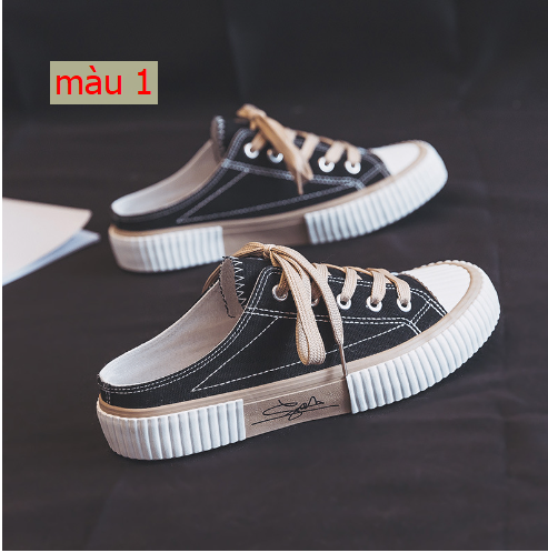 HH18111 - GIÀY ĐẠP GÓT NỮ 2 MÀU