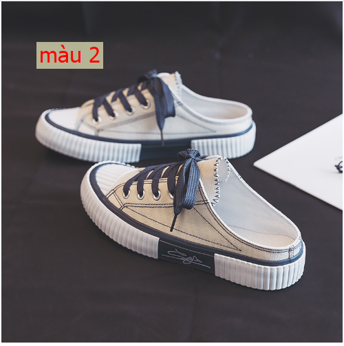 HH18111 - GIÀY ĐẠP GÓT NỮ 2 MÀU