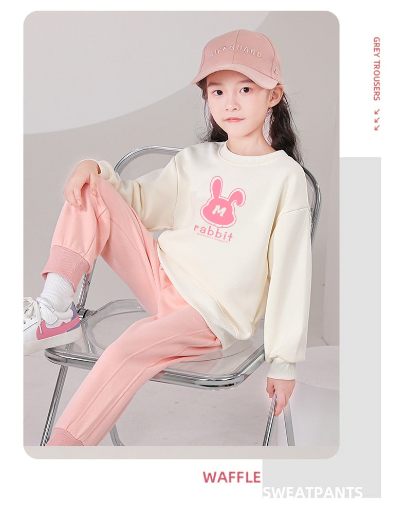 HA19112 - BỘ NỈ BÉ GÁI RABBIT
