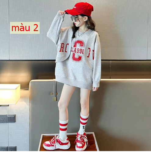 HH21115 - ÁO NỈ BÉ GÁI SZ ĐẠI