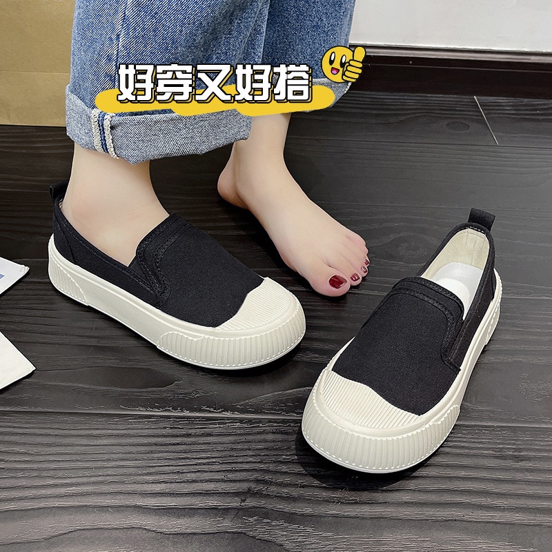 HH21113 - GIÀY SLIPON VẢI NỮ