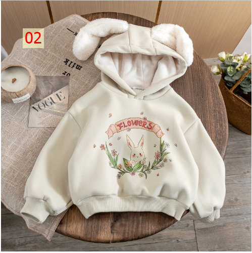 HH22113 - ÁO HOODIE TAI THỎ CHO BÉ