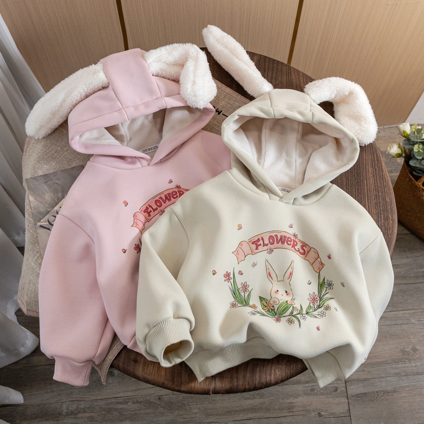 HH22113 - ÁO HOODIE TAI THỎ CHO BÉ