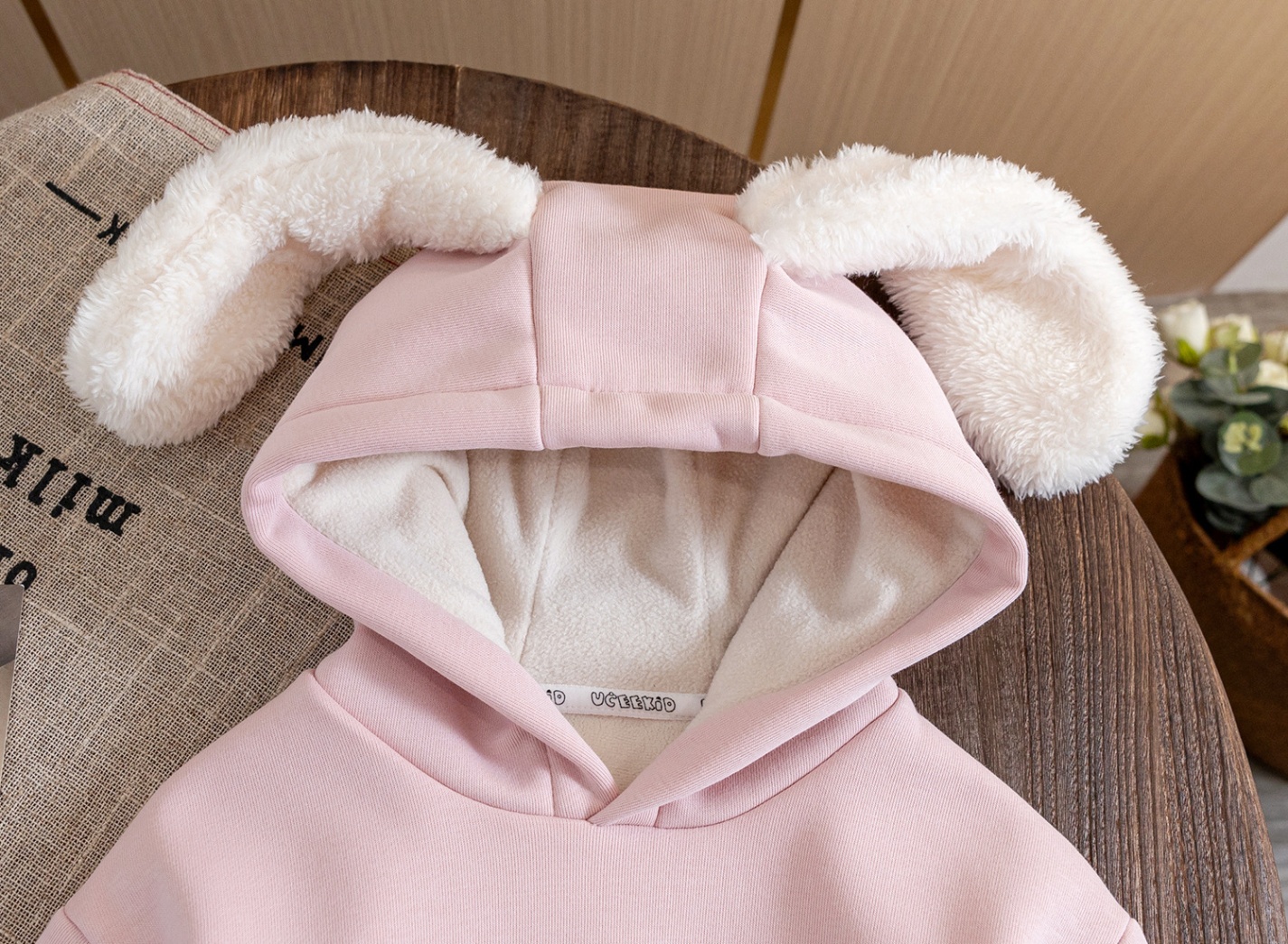 HH22113 - ÁO HOODIE TAI THỎ CHO BÉ