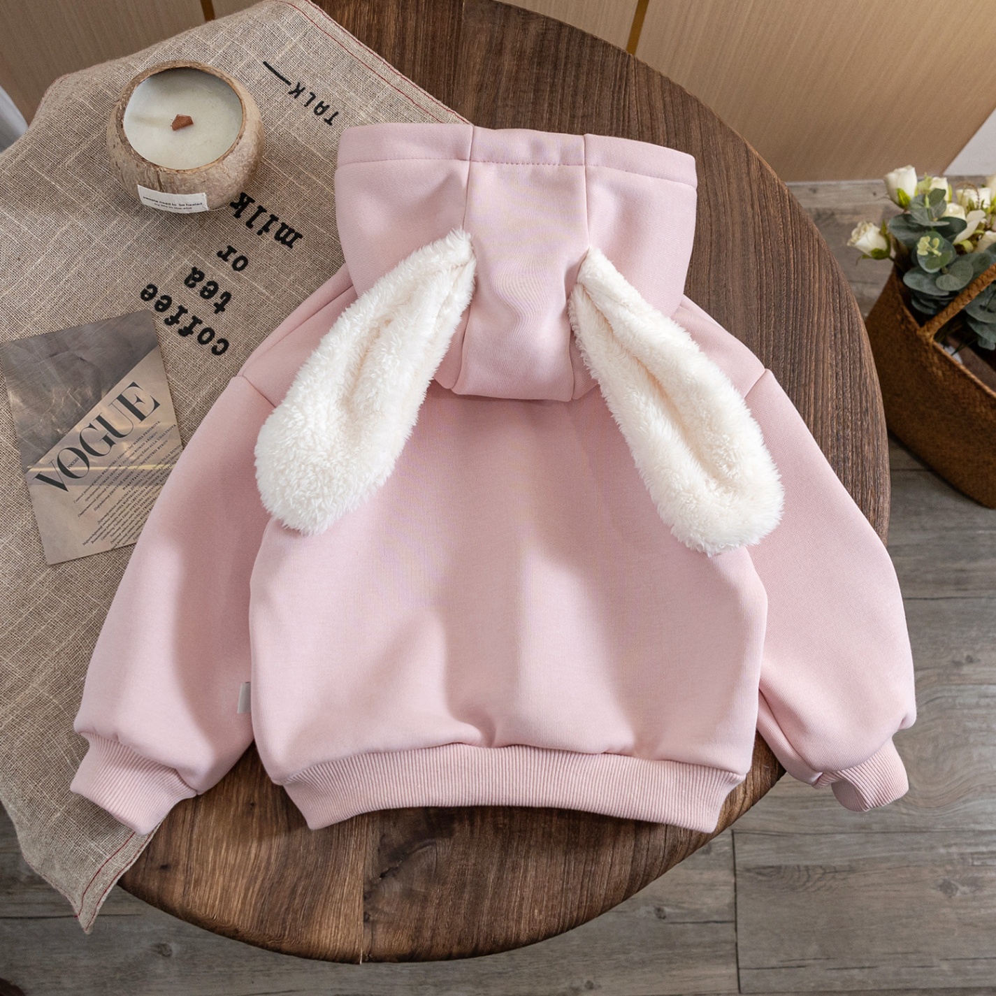 HH22113 - ÁO HOODIE TAI THỎ CHO BÉ