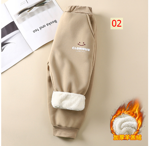 HH25114 - QUẦN NỈ LÓT LÔNG HÌNH MẶT CƯỜI CHO BÉ
