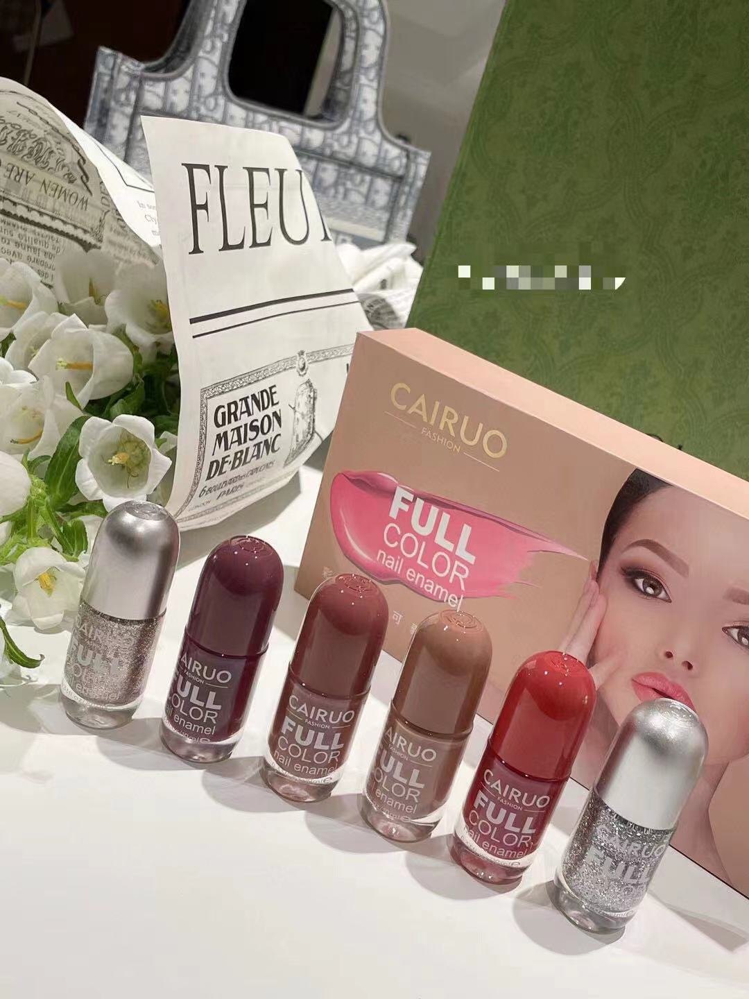 24HA79.27 - SÉT 6 LỌ SƠN MÓNG TAY CAIRUO