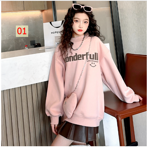 HA24116 - ÁO NỈ WONDERFULL KÈM TÚI TRÁI TIM