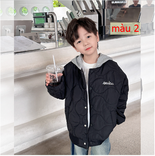 HA25113 - KHOÁC TRẦN TRÁM LIỀN MŨ COTTON AMBB