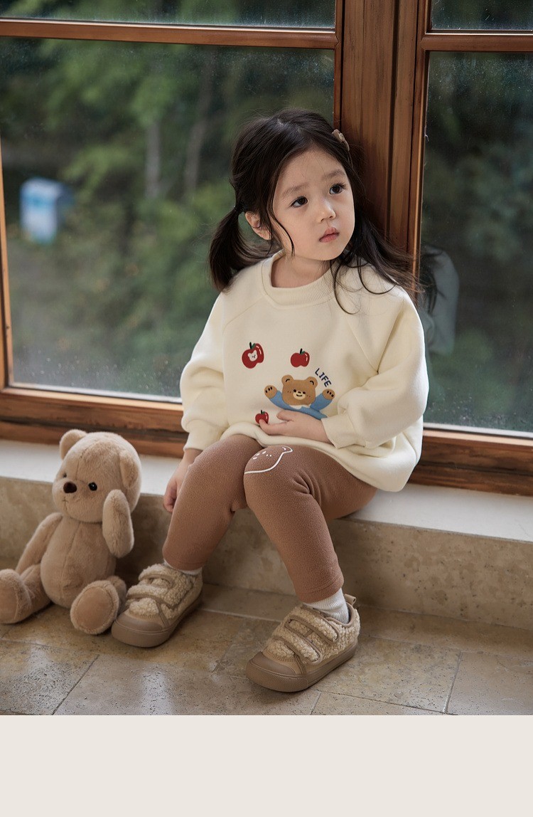 HH30116 - ÁO NỈ BÉ GÁI LÓT LÔNG ẤM