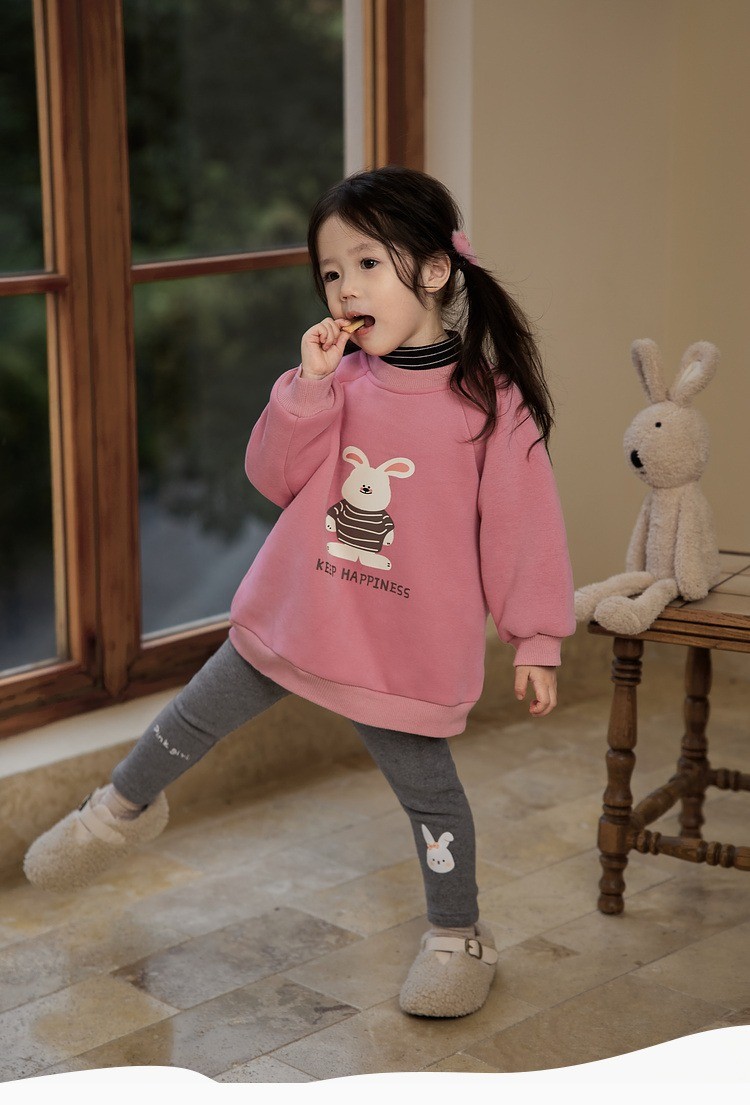 HH30116 - ÁO NỈ BÉ GÁI LÓT LÔNG ẤM