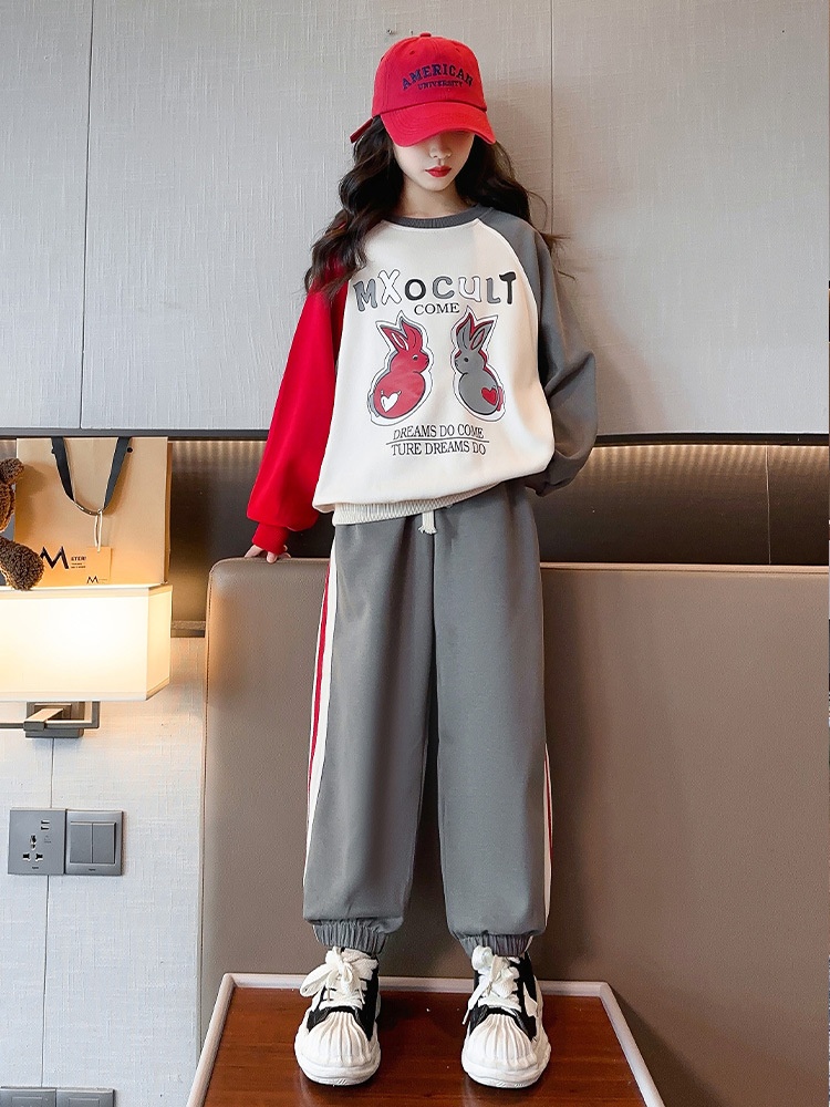 HA30114 - BỘ NỈ THỎ ĐÔI BÉ GÁI