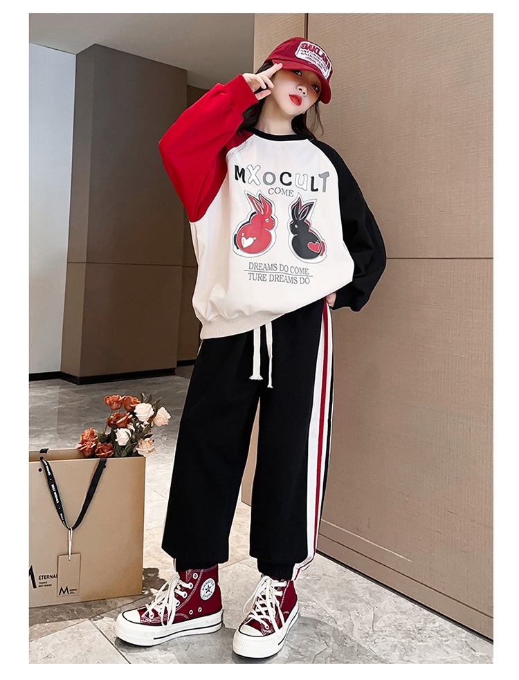 HA30114 - BỘ NỈ THỎ ĐÔI BÉ GÁI