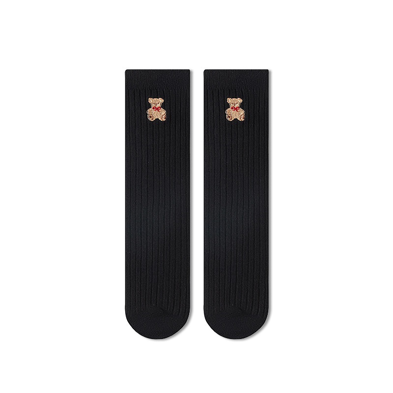 HA1124 - SET 5 ĐÔI TẤT GẤU MIX MÀU