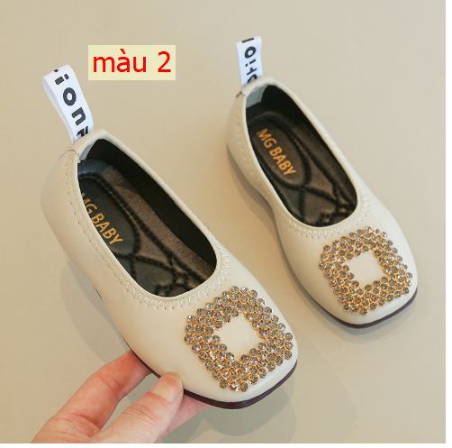 HH3125 - GIÀY BỆT ĐÍNH ĐÁ BÉ GÁI