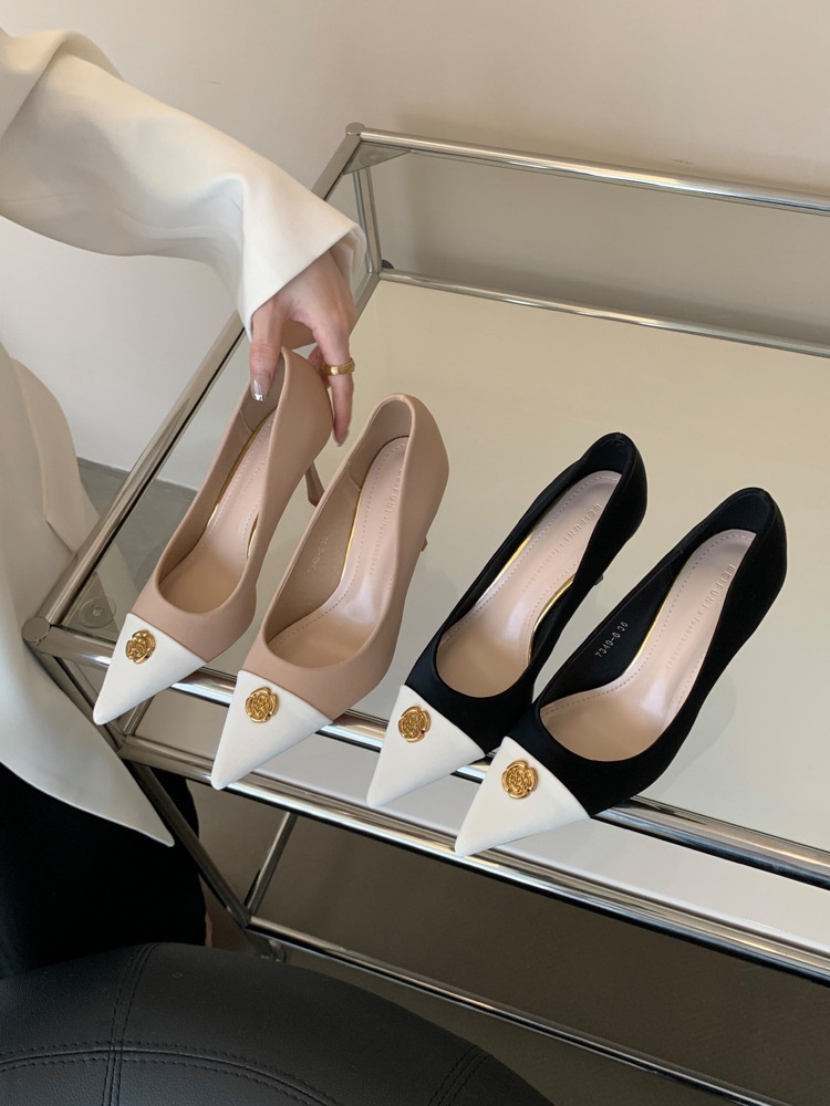 HH3127 - GIÀY CAO GÓT MŨI NHỌN NỮ