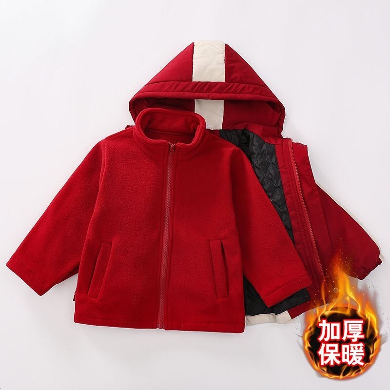 HA2126 - KHOÁC GIÓ NỈ 2 CHI TIẾT CHO BÉ