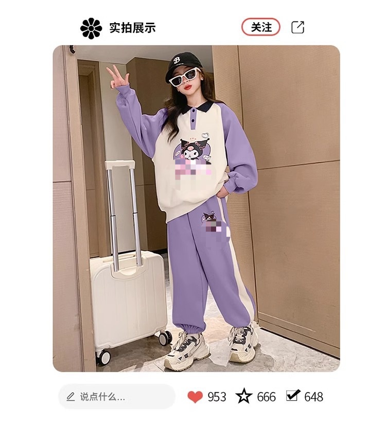 HH4126 - BỘ NỈ POLO SIZE ĐẠI BÉ GÁI