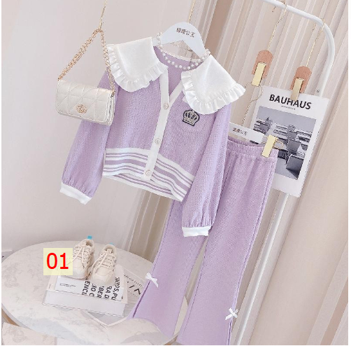 HH5123 - SET ÁO + QUẦN ỐNG LOE BÉ GÁI