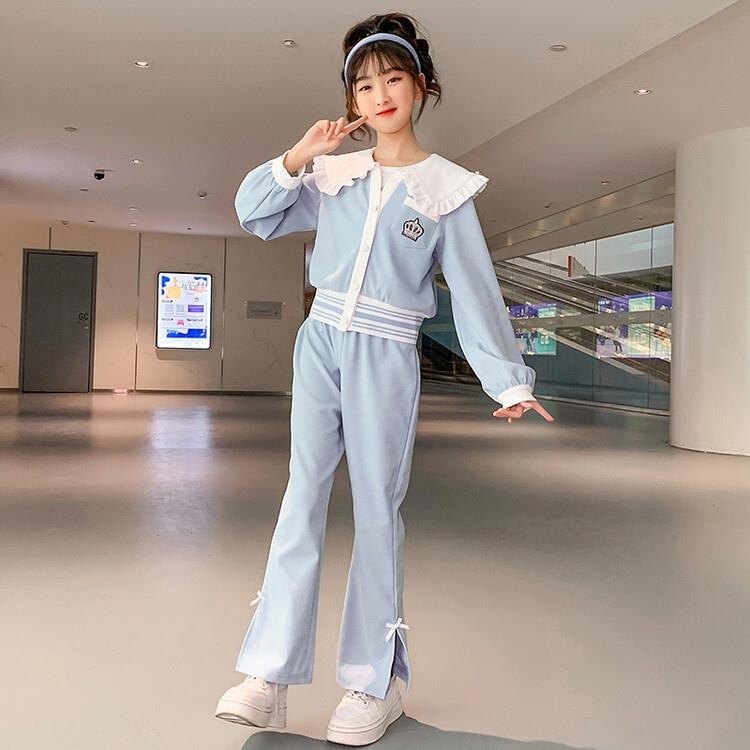 HH5123 - SET ÁO + QUẦN ỐNG LOE BÉ GÁI