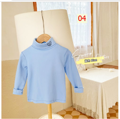 HH5125 - ÁO DÀI TAY THU ĐÔNG CAO CỔ CHO BÉ