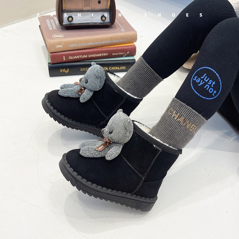 HH7124 - BOOT GẤU LÓT LÔNG CHO BÉ