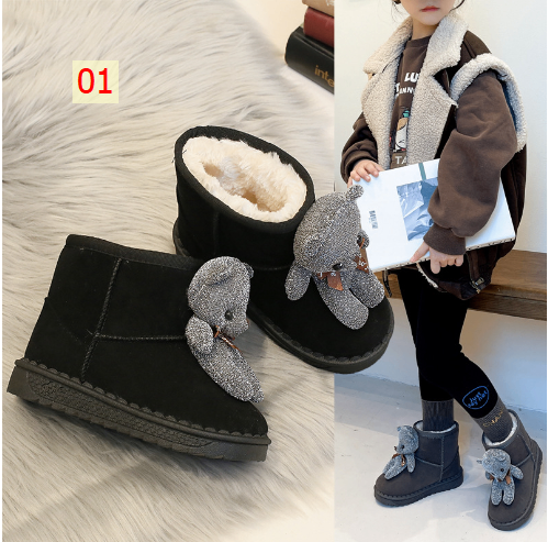 HH7124 - BOOT GẤU LÓT LÔNG CHO BÉ