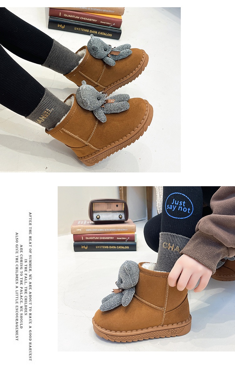 HH7124 - BOOT GẤU LÓT LÔNG CHO BÉ