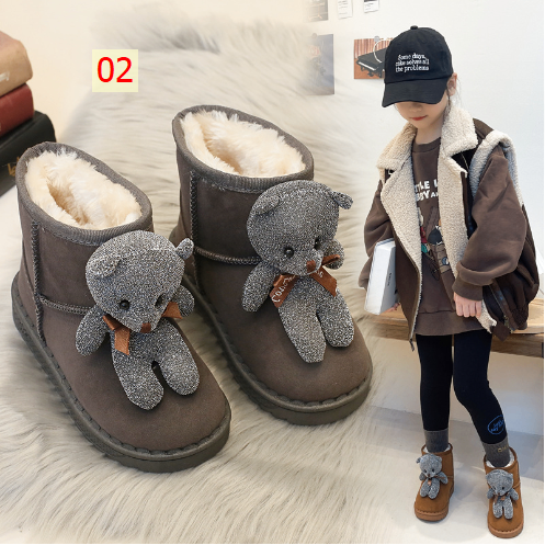 HH7124 - BOOT GẤU LÓT LÔNG CHO BÉ
