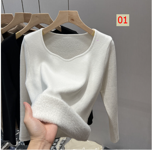 HH7125 - ÁO LEN LÓT LÔNG NỮ ẤM ÁP