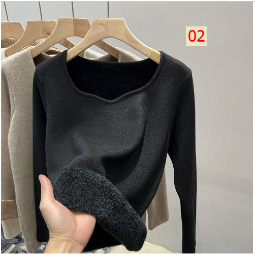 HH7125 - ÁO LEN LÓT LÔNG NỮ ẤM ÁP