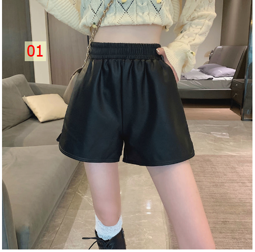 HA7128 - QUẦN SHORT DA CẠP CHUN
