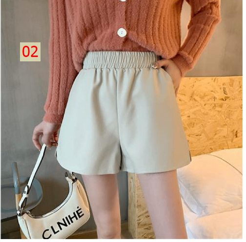 HA7128 - QUẦN SHORT DA CẠP CHUN