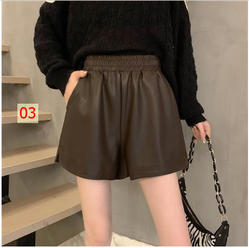 HA7128 - QUẦN SHORT DA CẠP CHUN