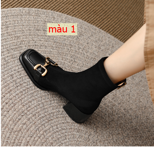 HA7127 - BOOT DA LỘN CỔ NGẮN
