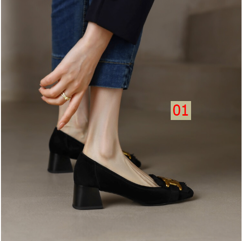 HH9123 - CAO GÓT MŨI VUÔNG THỜI TRANG