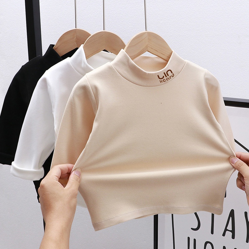 24HA58.12 - ÁO GIỮ NHIỆT CỔ CHỮ CHO BÉ
